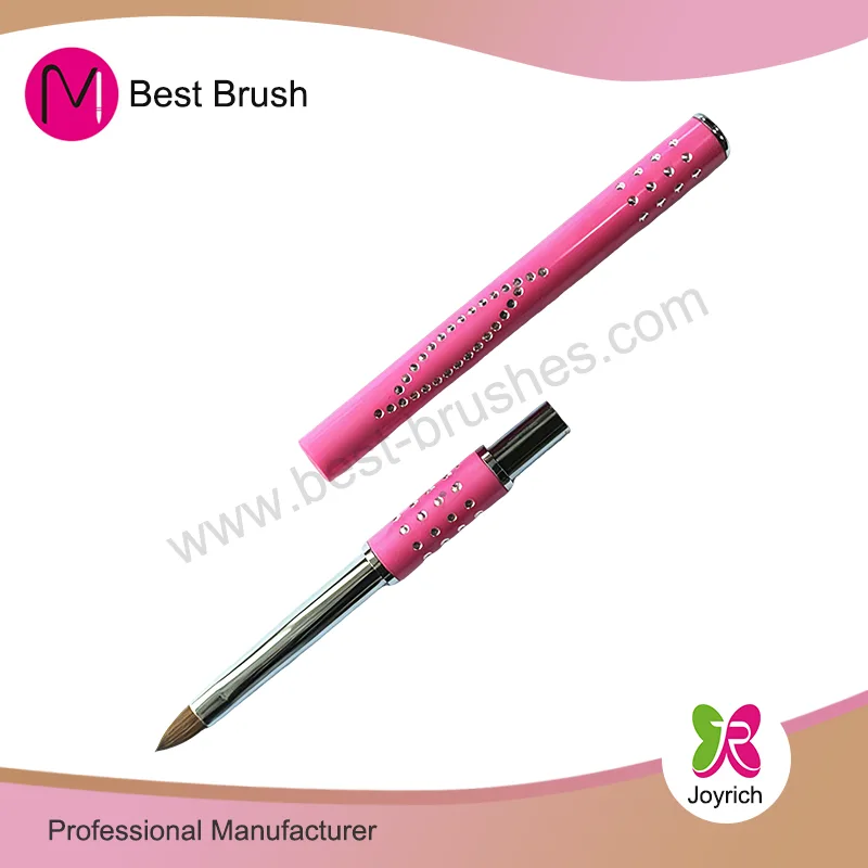 Brus ìnean 3D Pink Metal Kolinsky