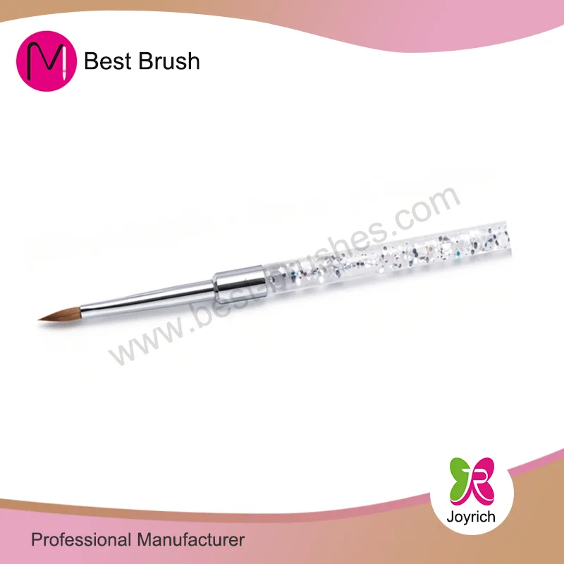 Brus ìnean 3D White Sparkle Kolinsky
