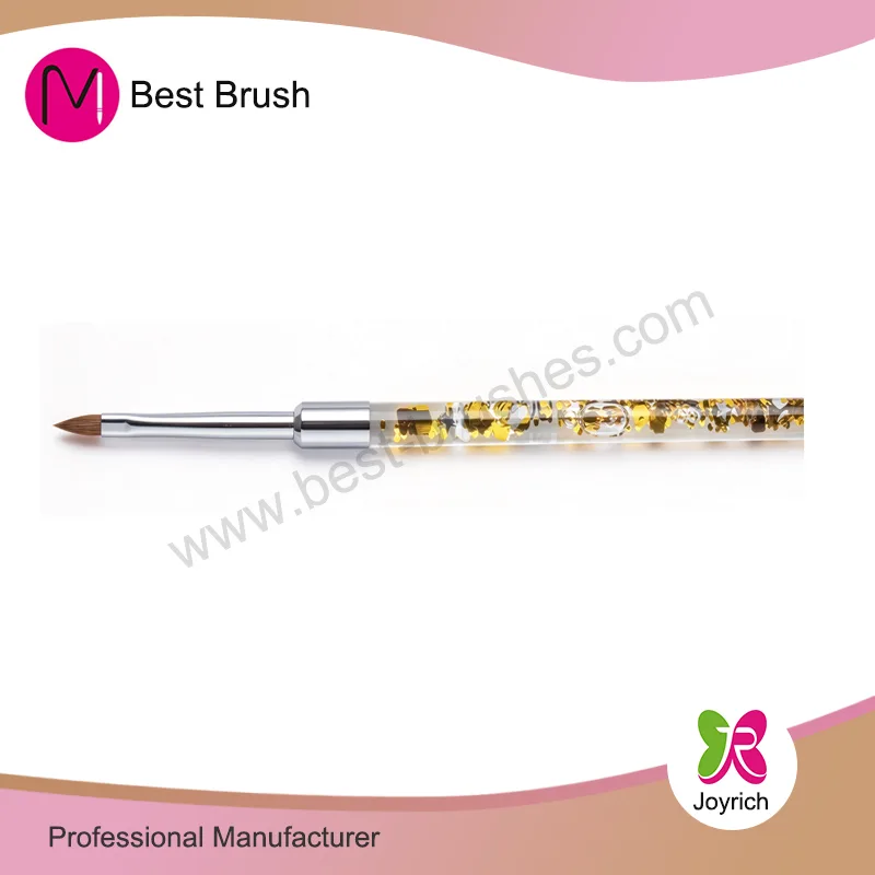 Brus ìnean 3D Yellow Sparkle Kolinsky